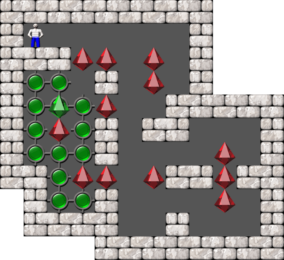 Sokoban Compact Catalysts level 116